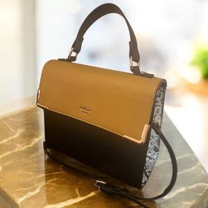 Dune London Color Block & Python Purse